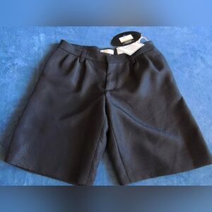 NEW Erin Fetherston Target Black Pleated Dress Shorts Heart Print